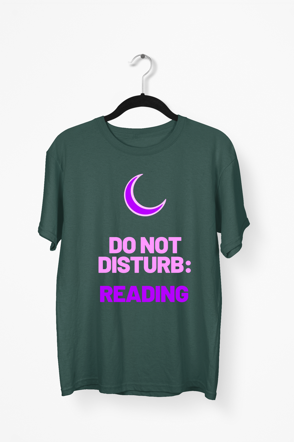 Geometric Book Premium Tee — Bottle Green