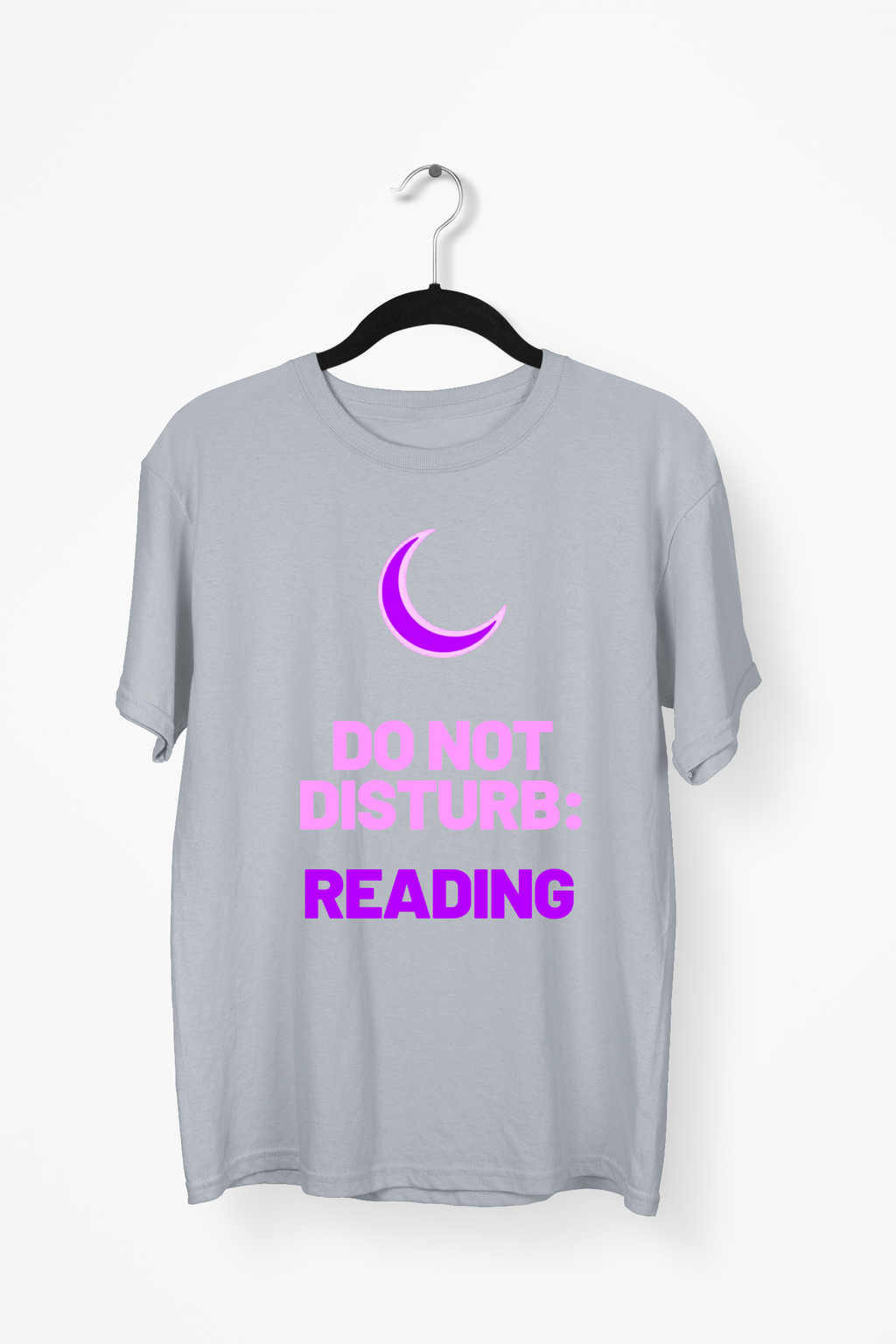 Geometric Book Premium Tee — Gray