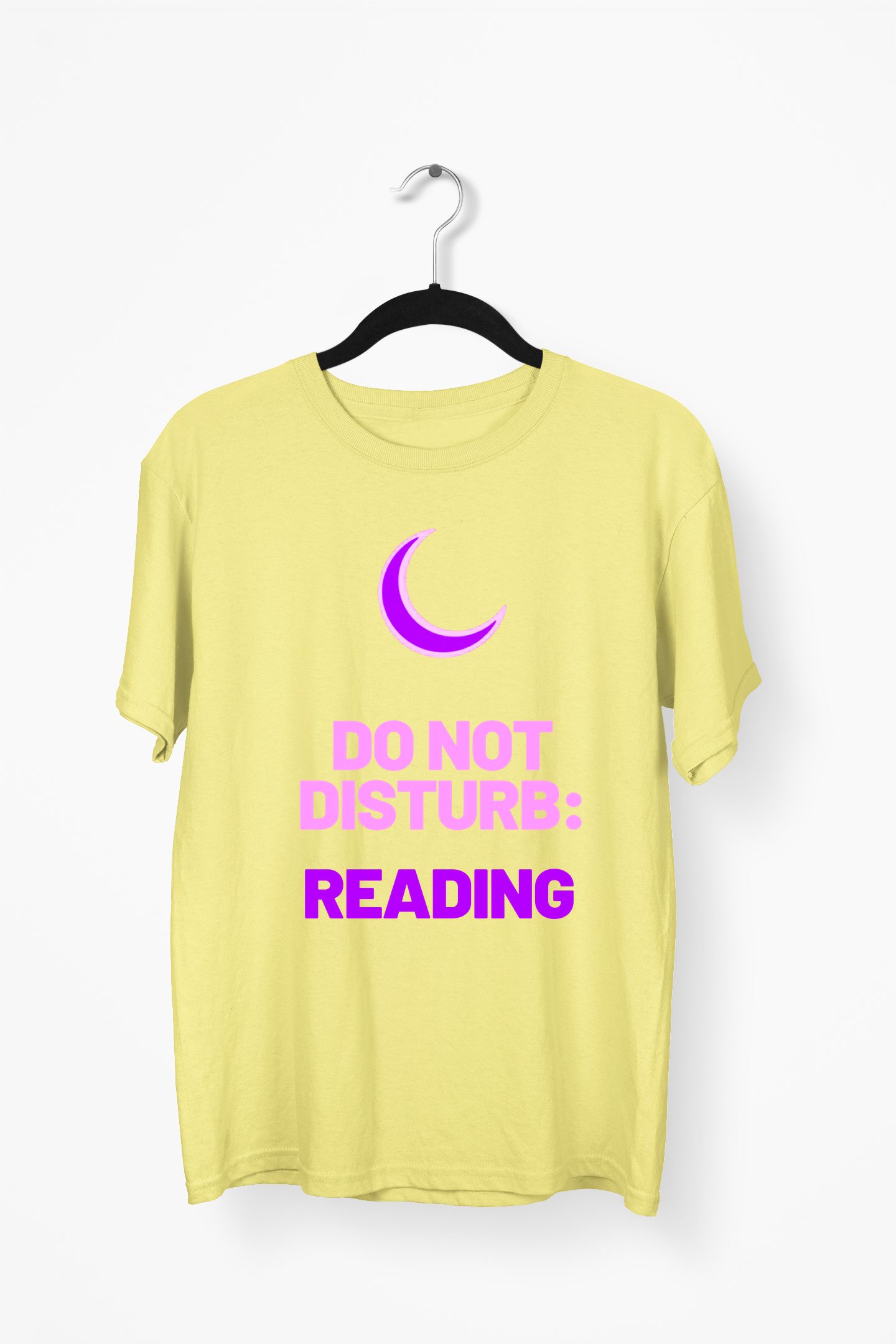 Geometric Book Premium Tee — Yellow