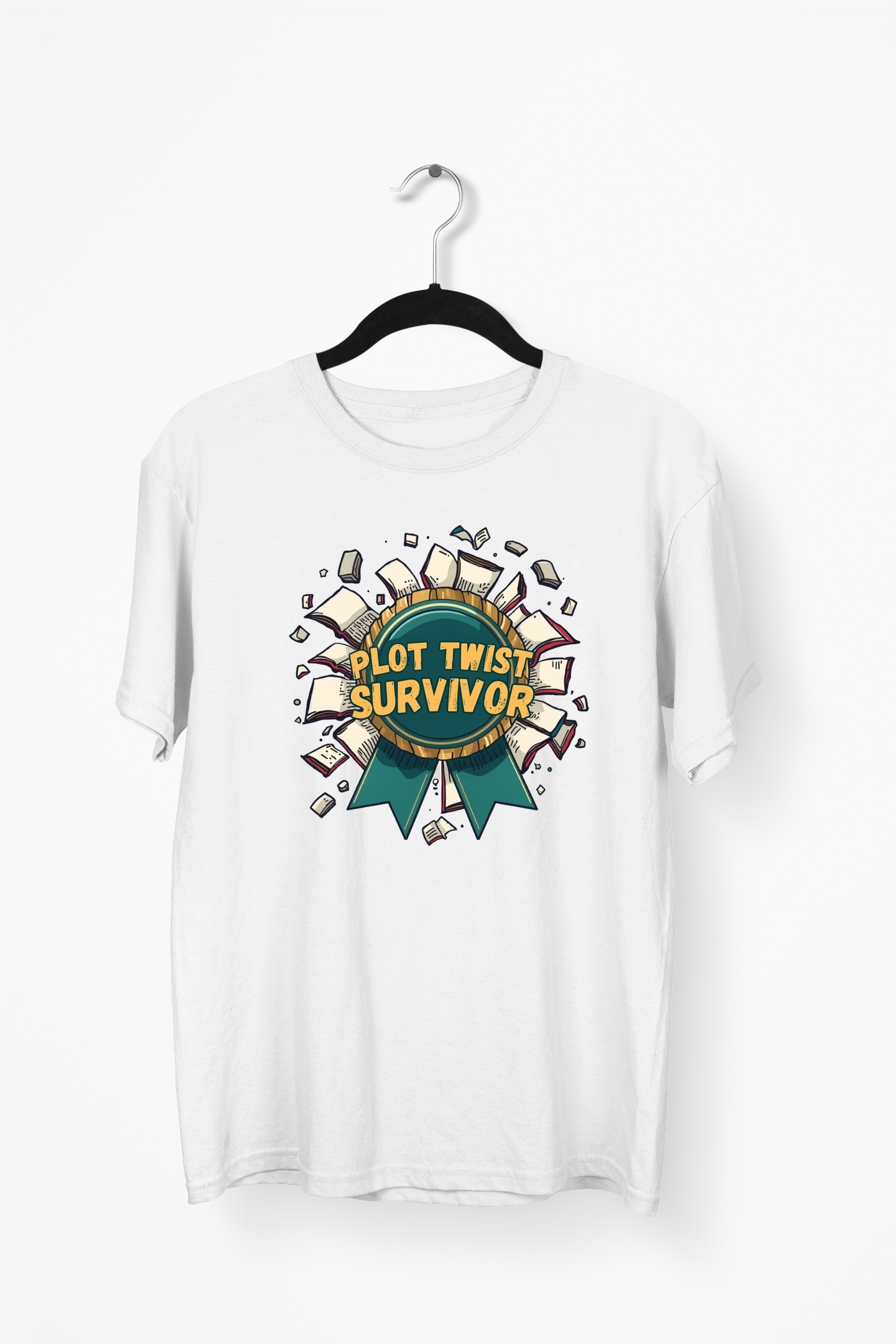 Plot Twist Survivor Premium Tee — White