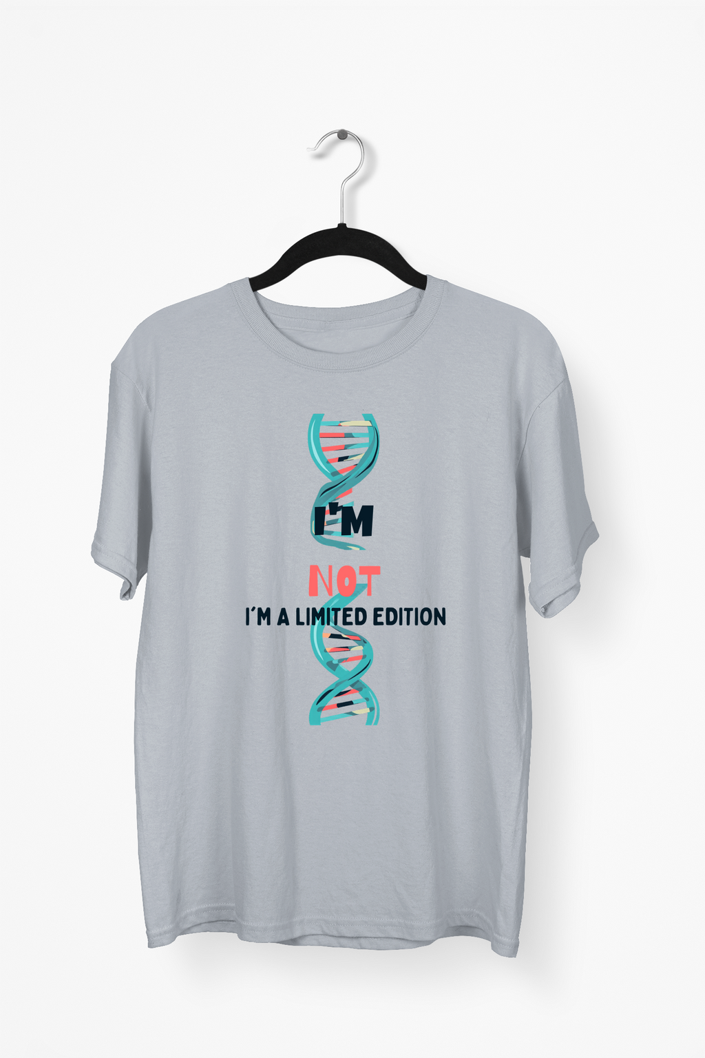 Unique Typography Premium Tee — Gray