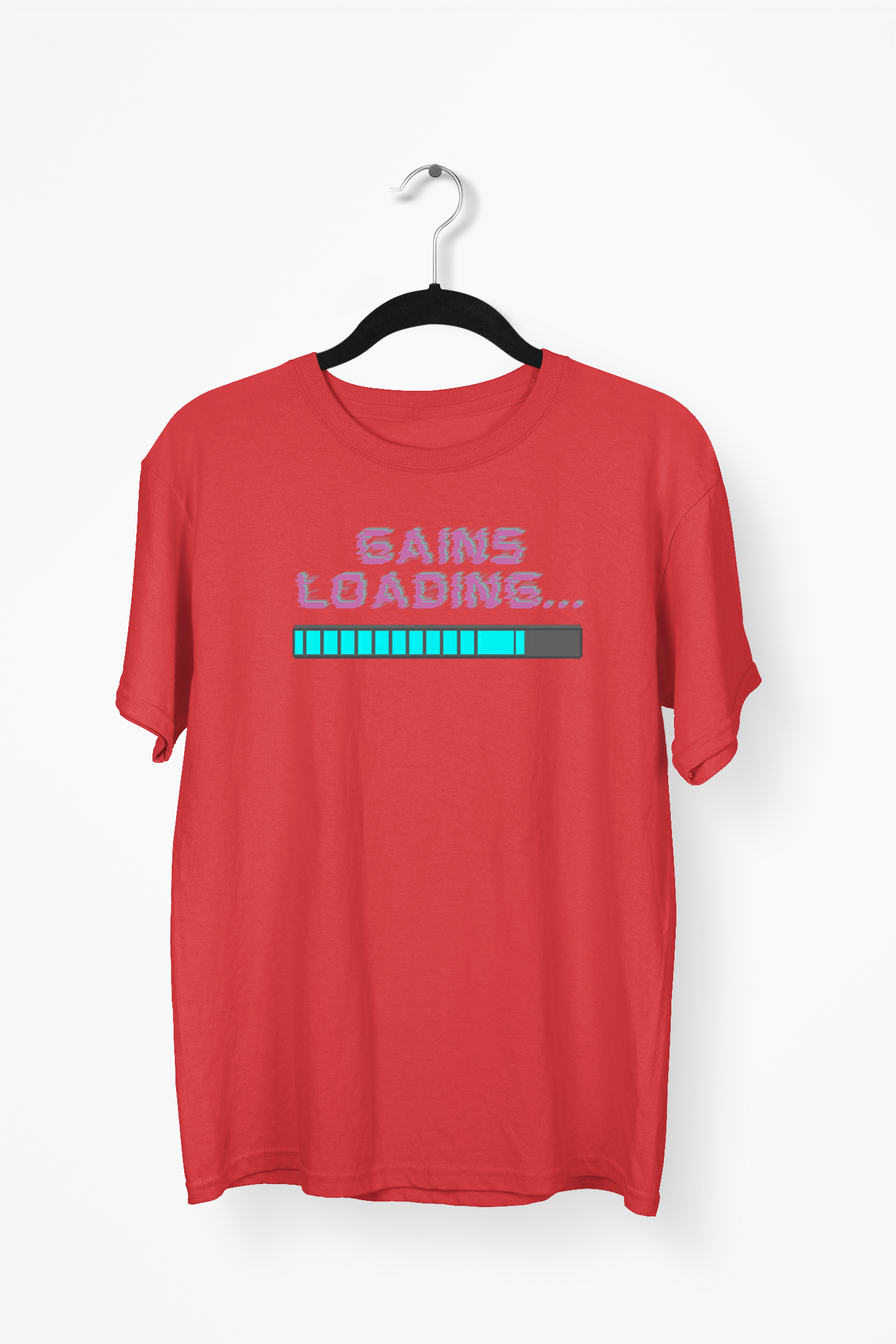Gains Loading Premium Tee — Red