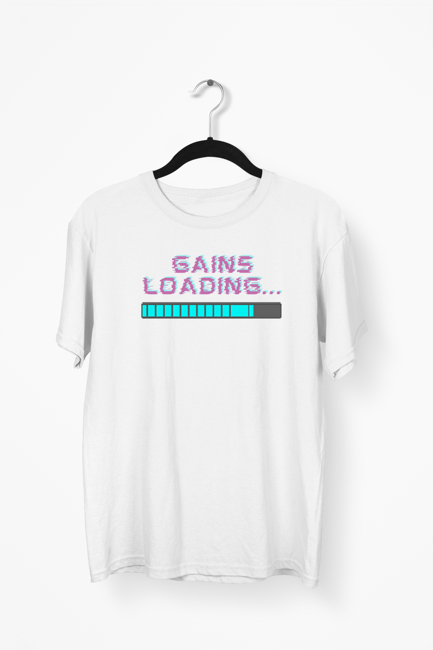 Gains Loading Premium Tee — White