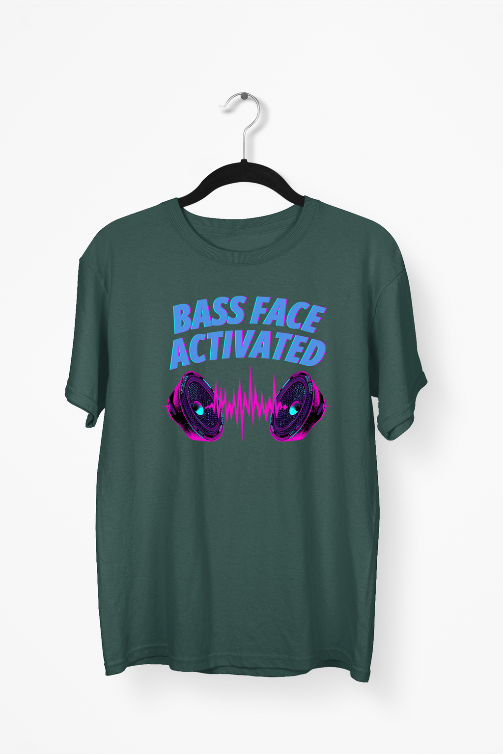 Streetwear Speaker Premium Tee — Bottle Green