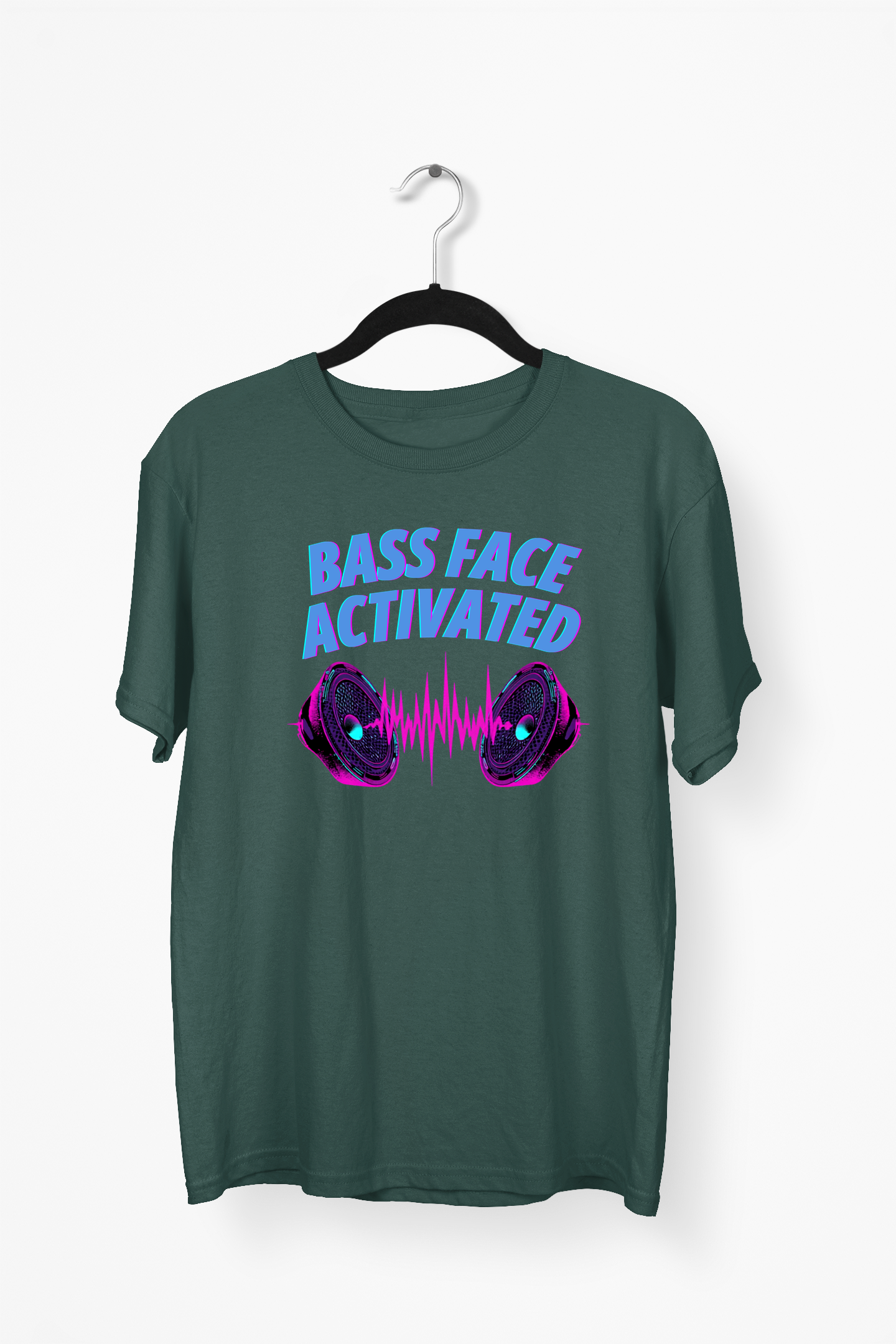 Streetwear Speaker Premium Tee — Bottle Green