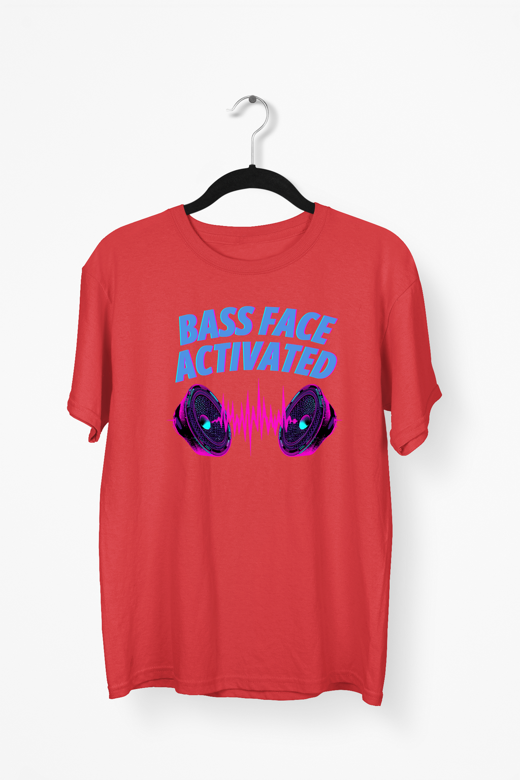 Streetwear Speaker Premium Tee — Red