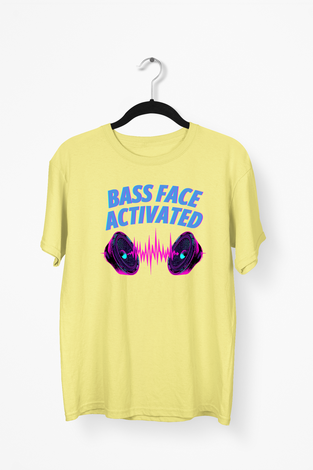 Streetwear Speaker Premium Tee — Yellow