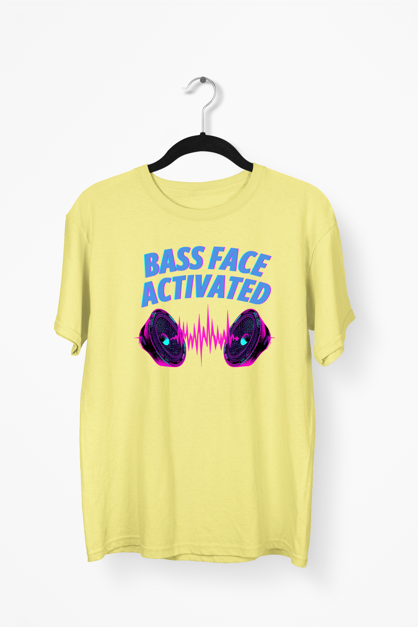 Streetwear Speaker Premium Tee — Yellow