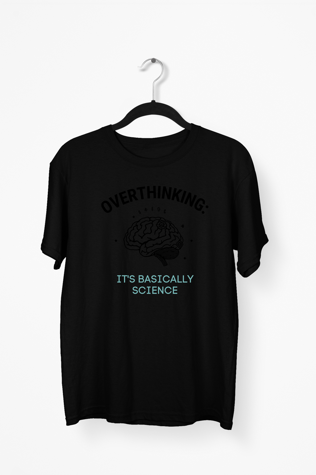 Science & Overthinking Premium Tee — Black