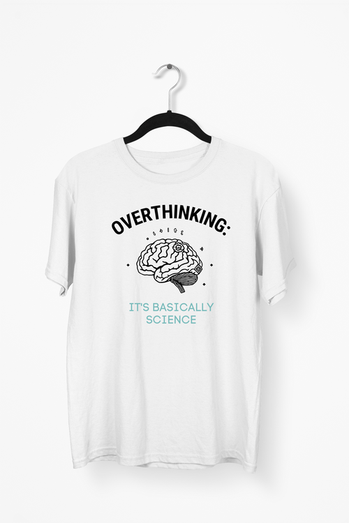 Science & Overthinking Premium Tee — White