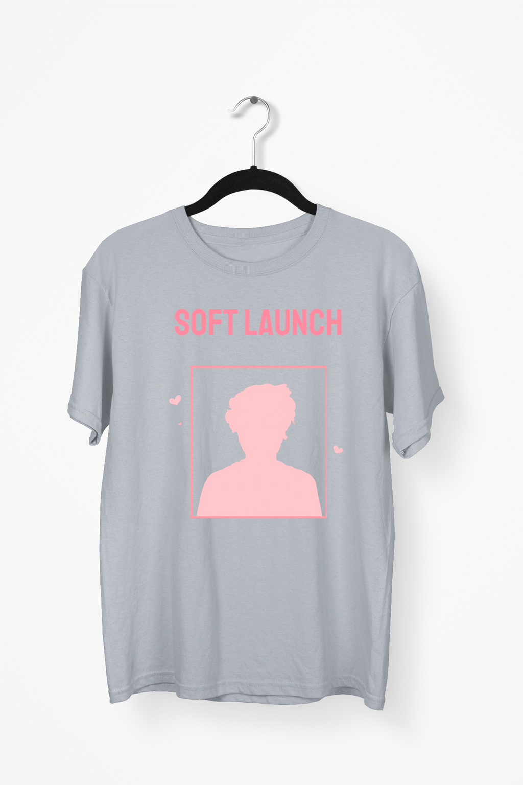 Minimal Soft Launch Premium Tee — Gray