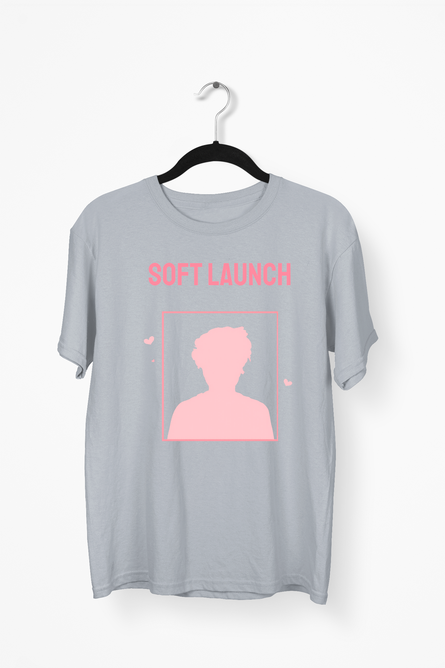 Minimal Soft Launch Premium Tee — Gray