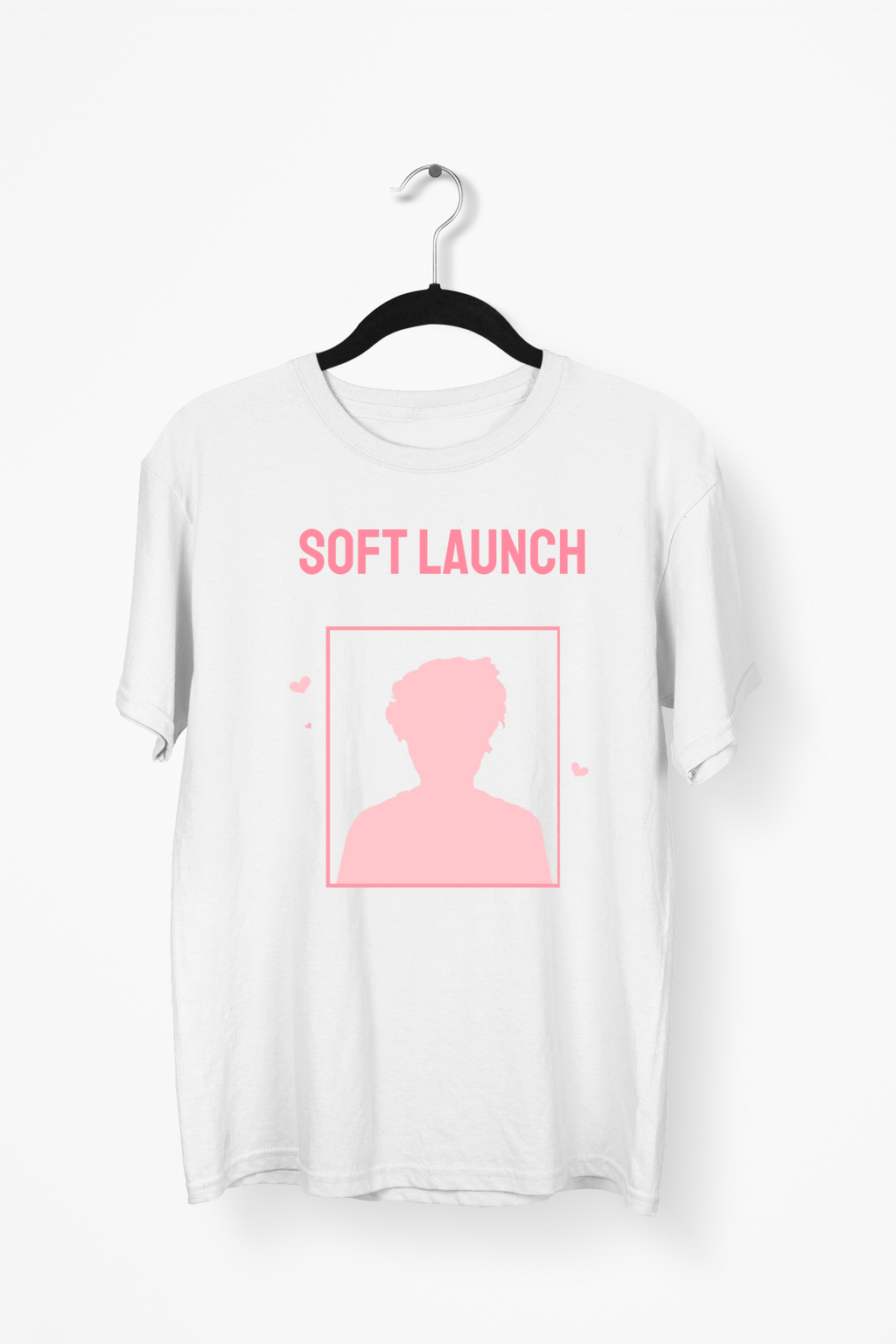 Minimal Soft Launch Premium Tee — White
