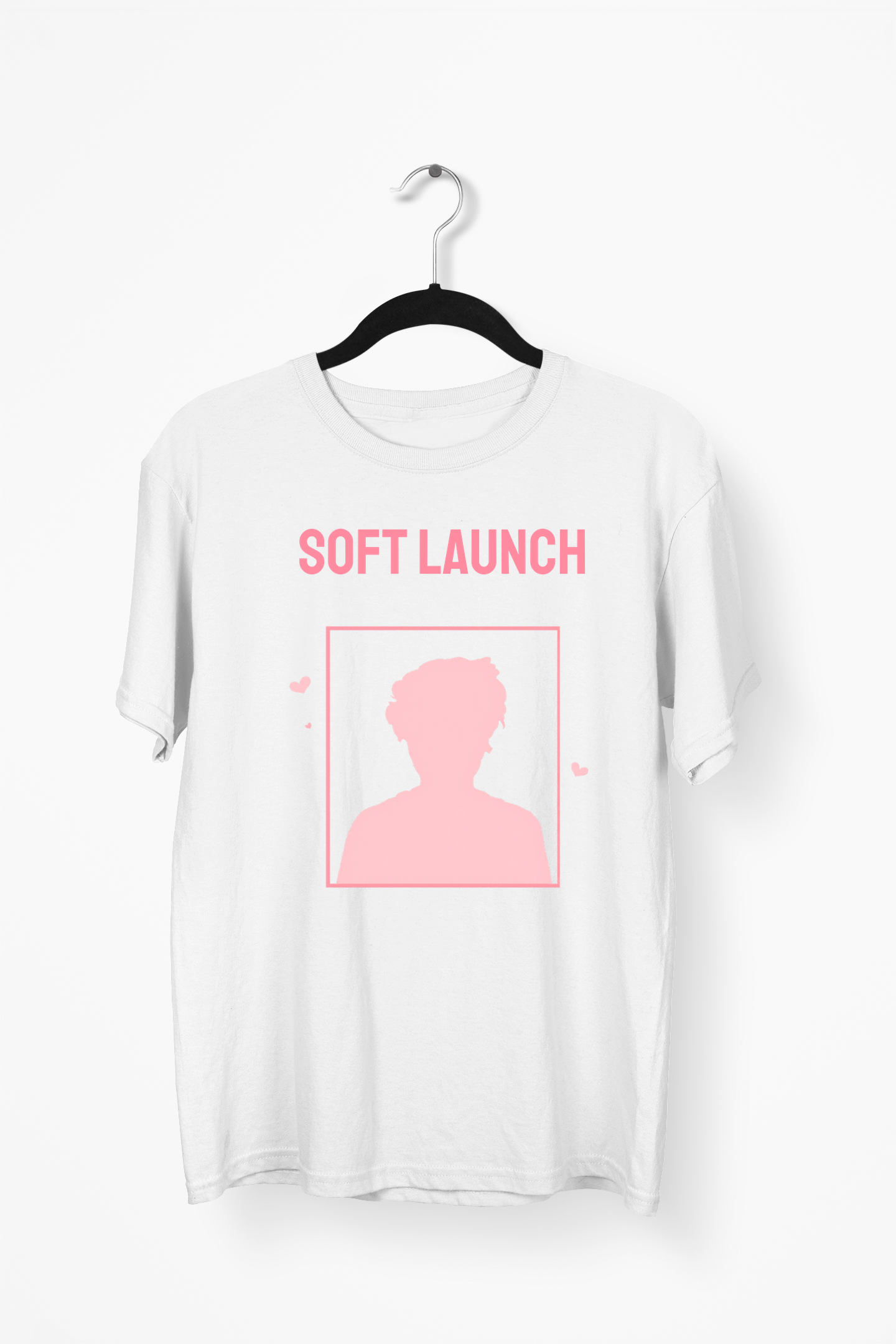 Minimal Soft Launch Premium Tee — White