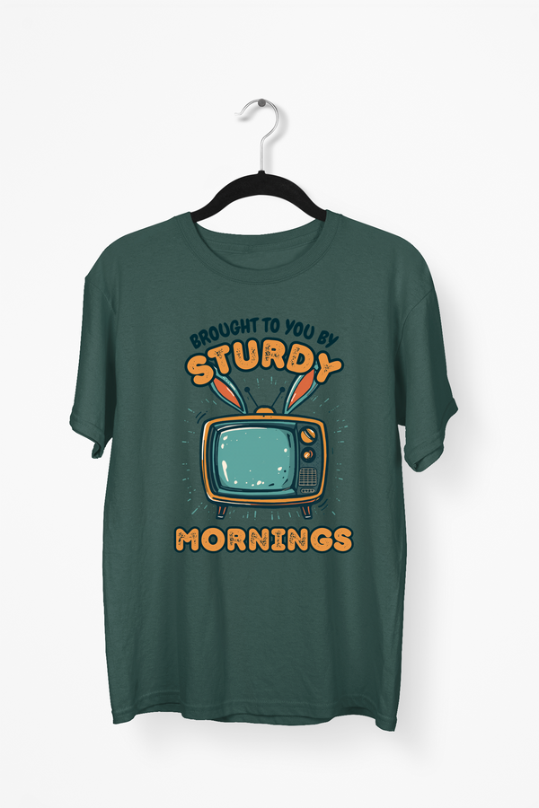 Retro TV Premium Tee — Bottle Green