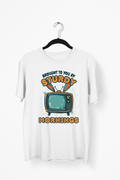 Retro TV Premium Tee — White