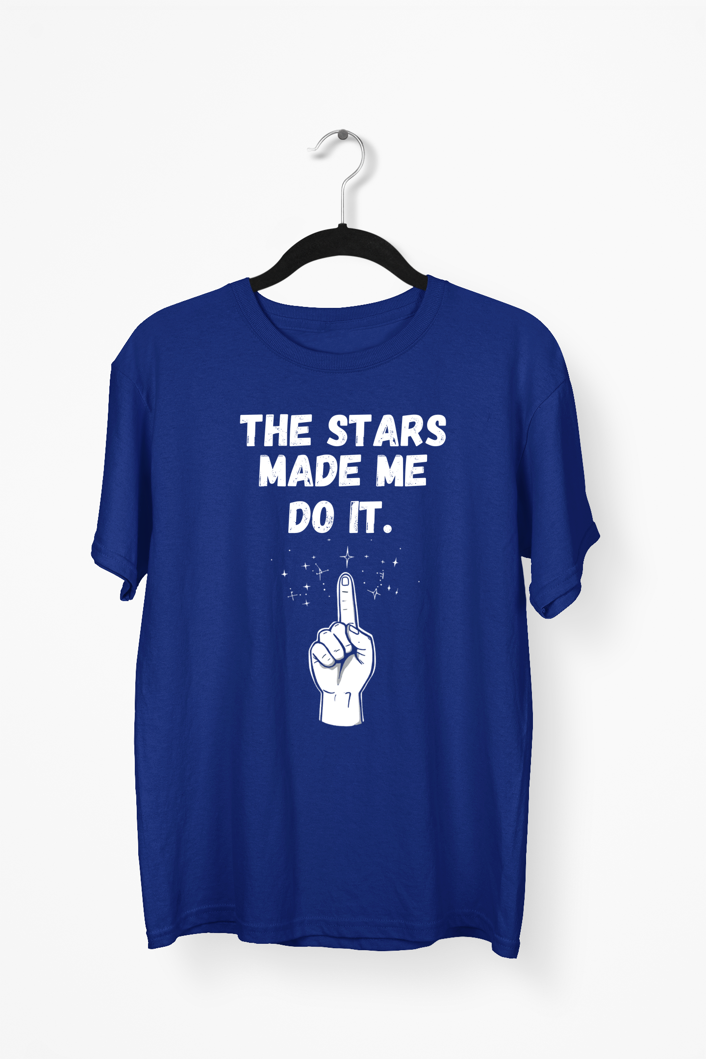 Retro Futuristic Premium Tee — Navy Blue