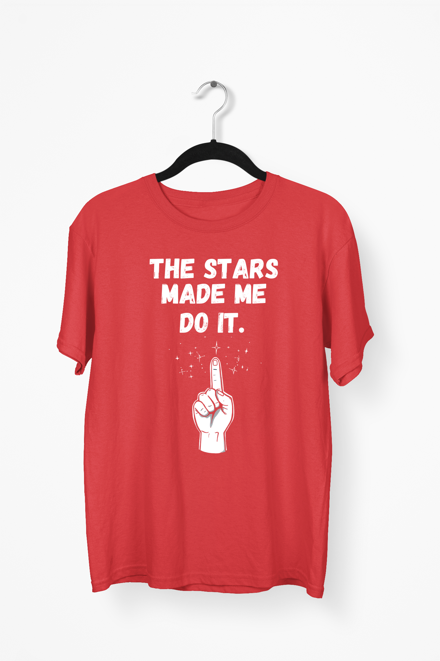 Retro Futuristic Premium Tee — Red