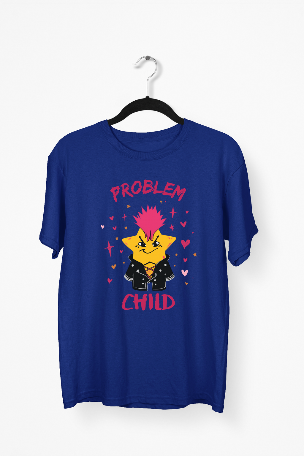 Star Character Premium Tee — Navy Blue