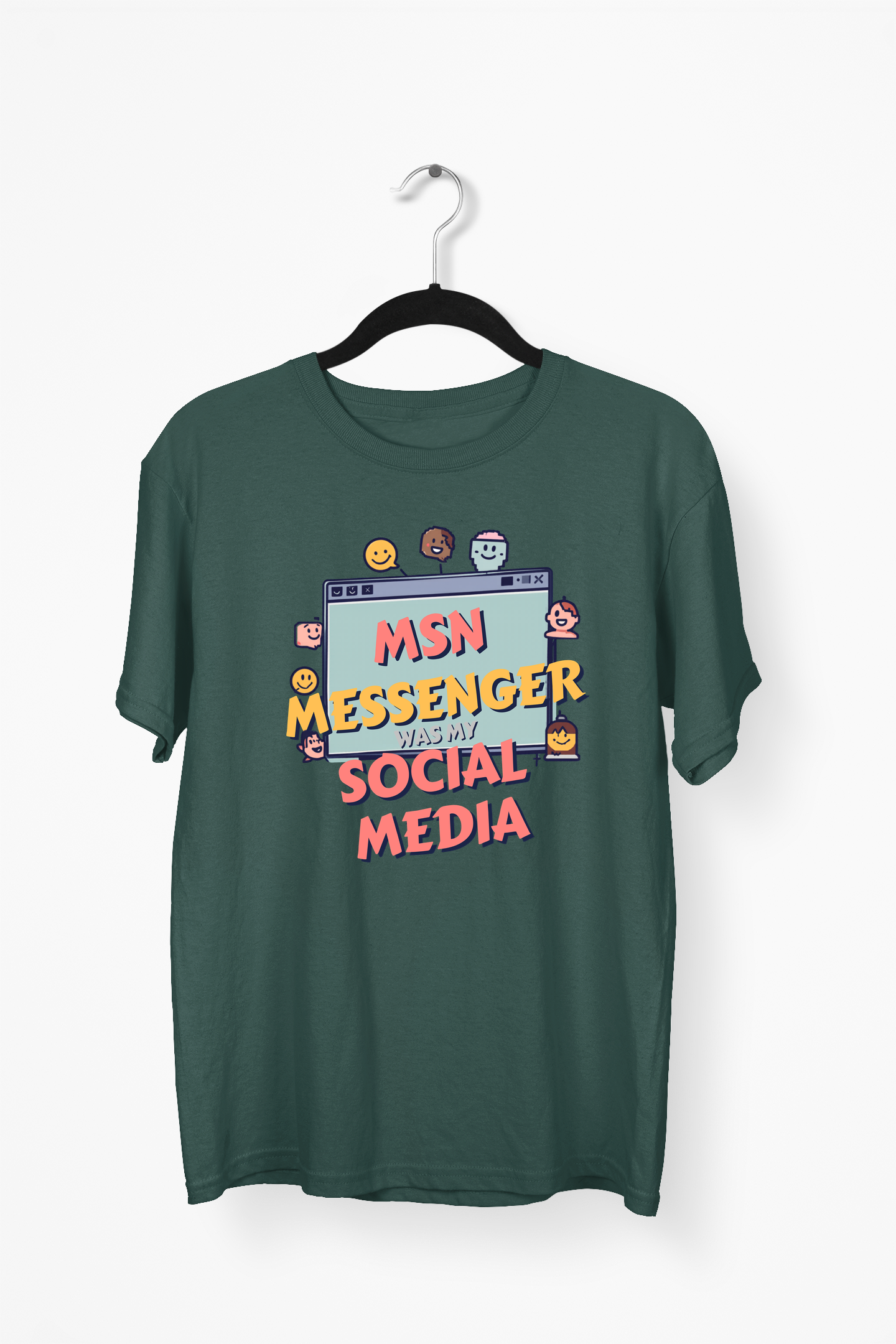MSN Messenger Premium Tee — Bottle Green