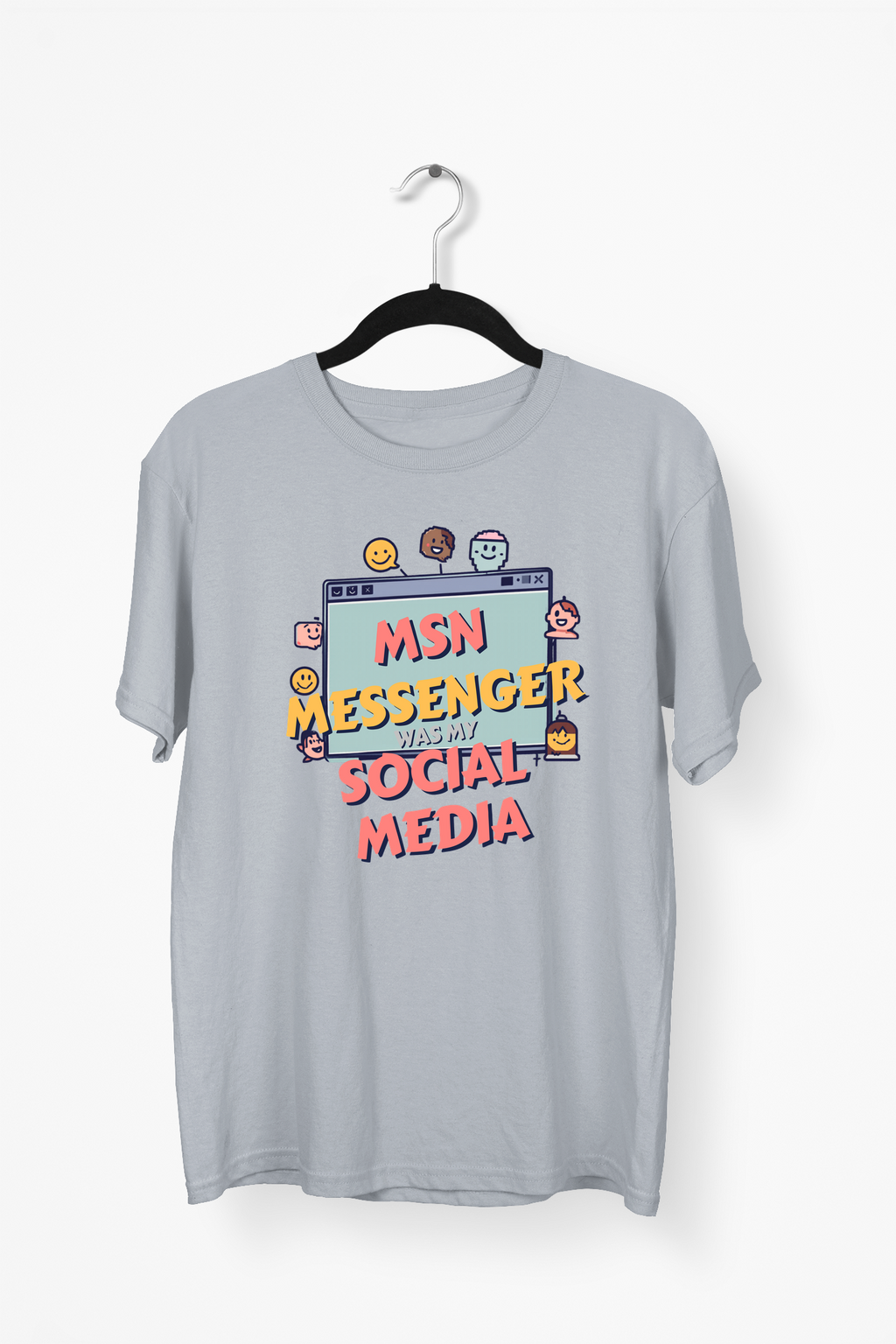 MSN Messenger Premium Tee — Gray