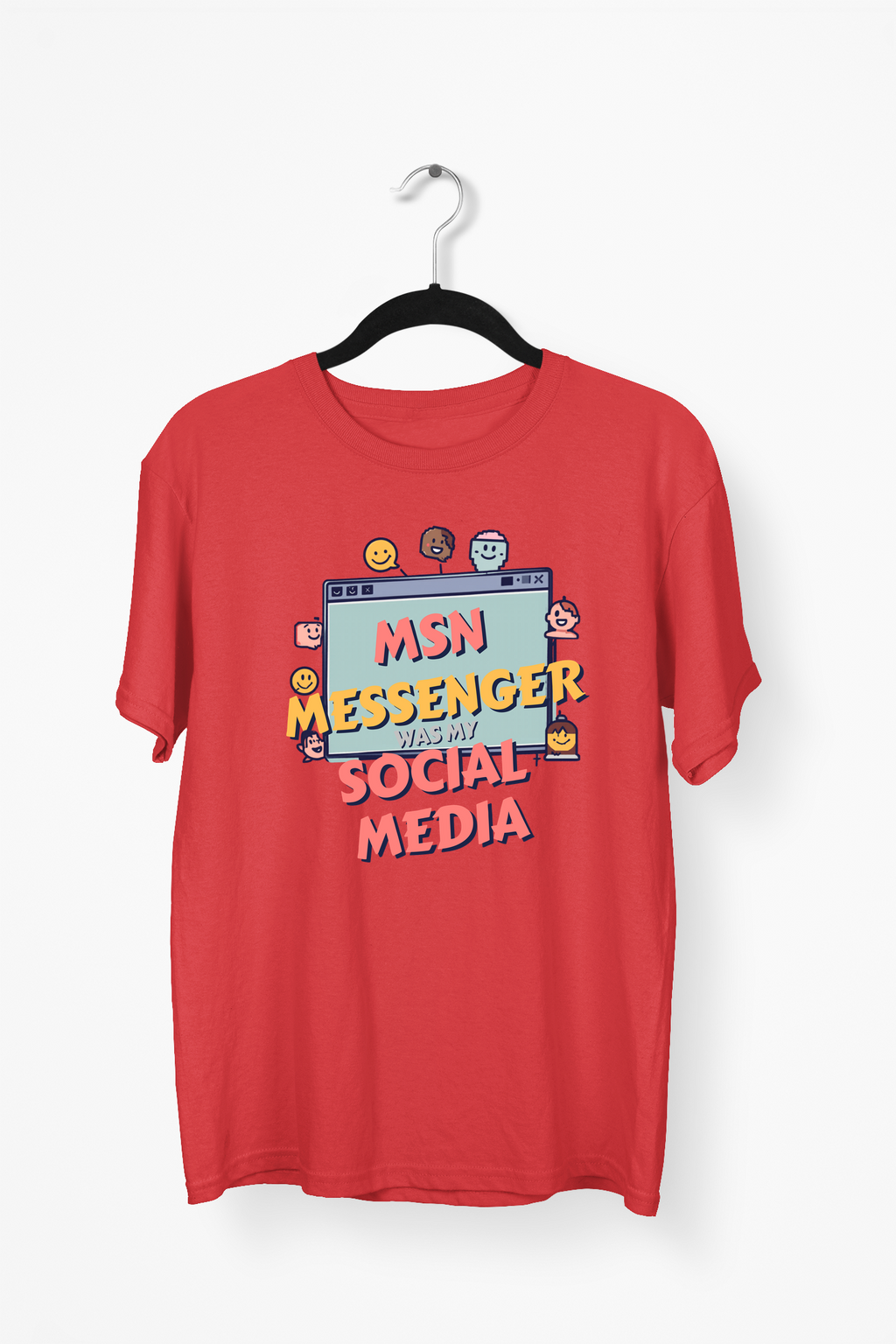 MSN Messenger Premium Tee — Red