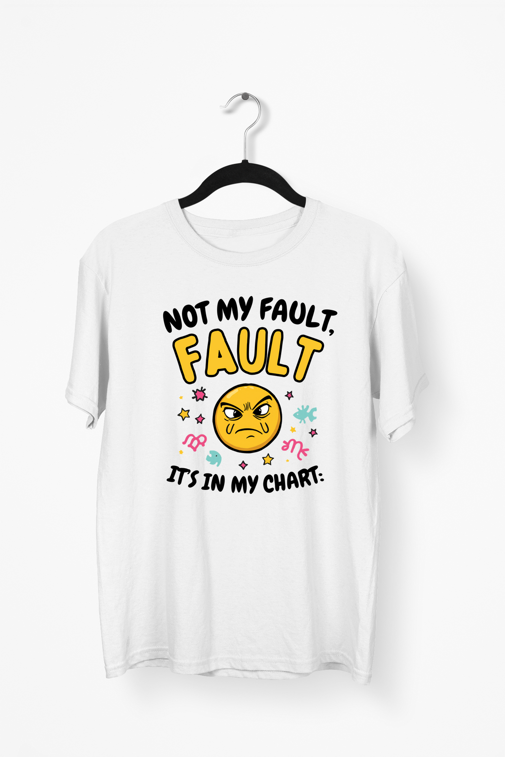 Shrug Emoji Premium Tee — White