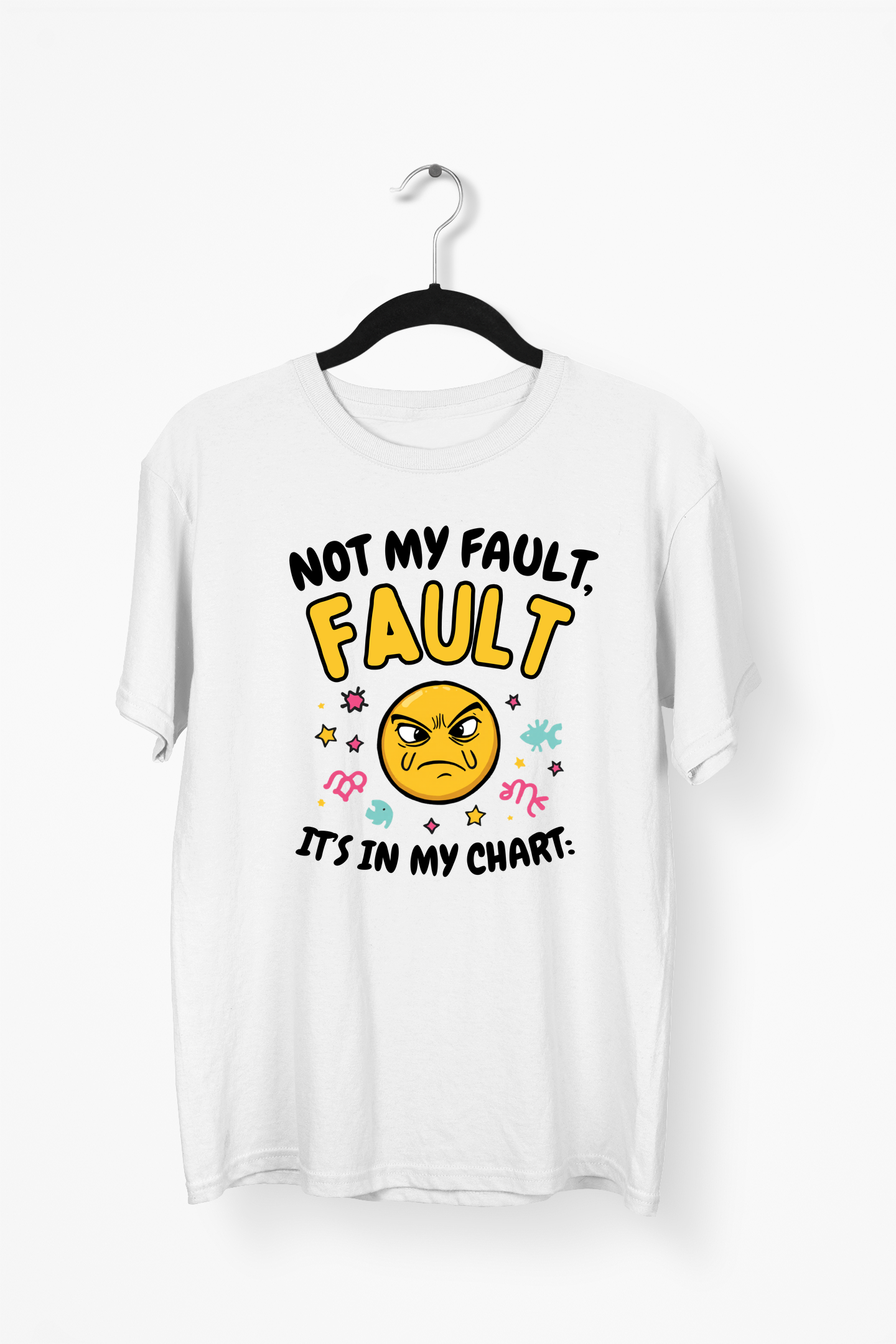 Shrug Emoji Premium Tee — White