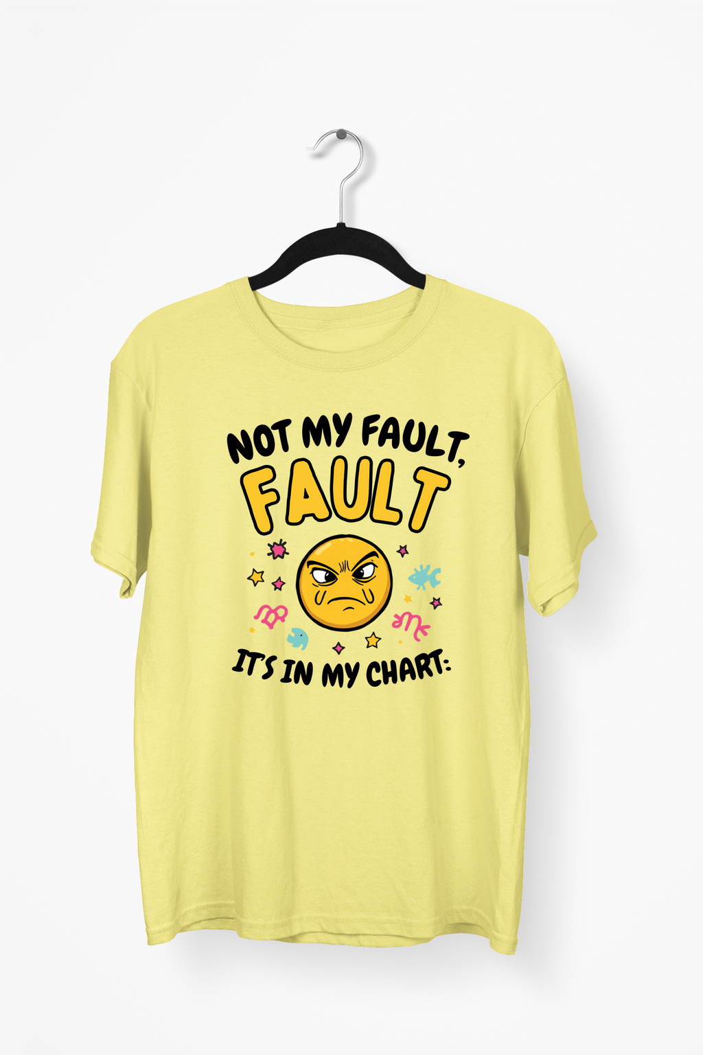 Shrug Emoji Premium Tee — Yellow