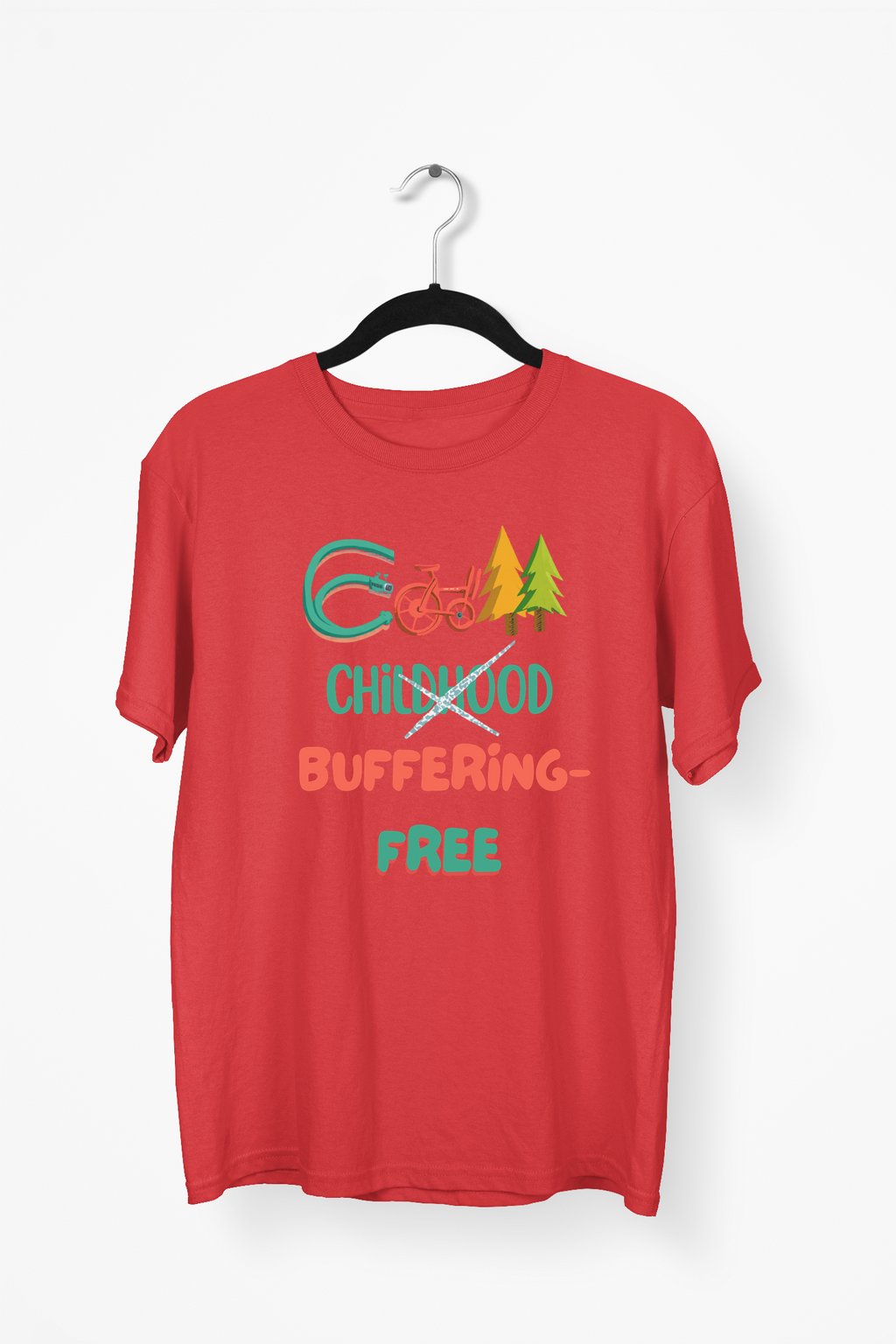 Signature Graphic Premium Tee — Red