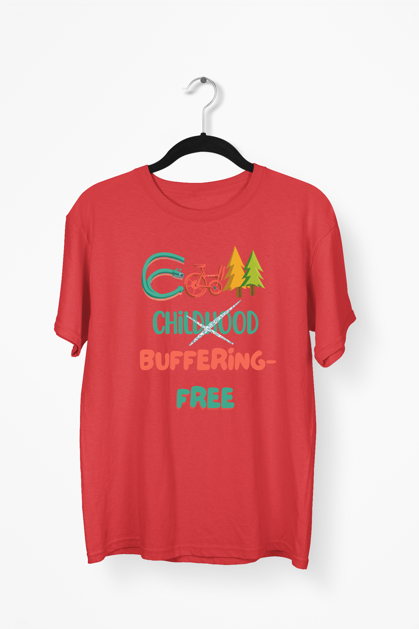 Signature Graphic Premium Tee — Red