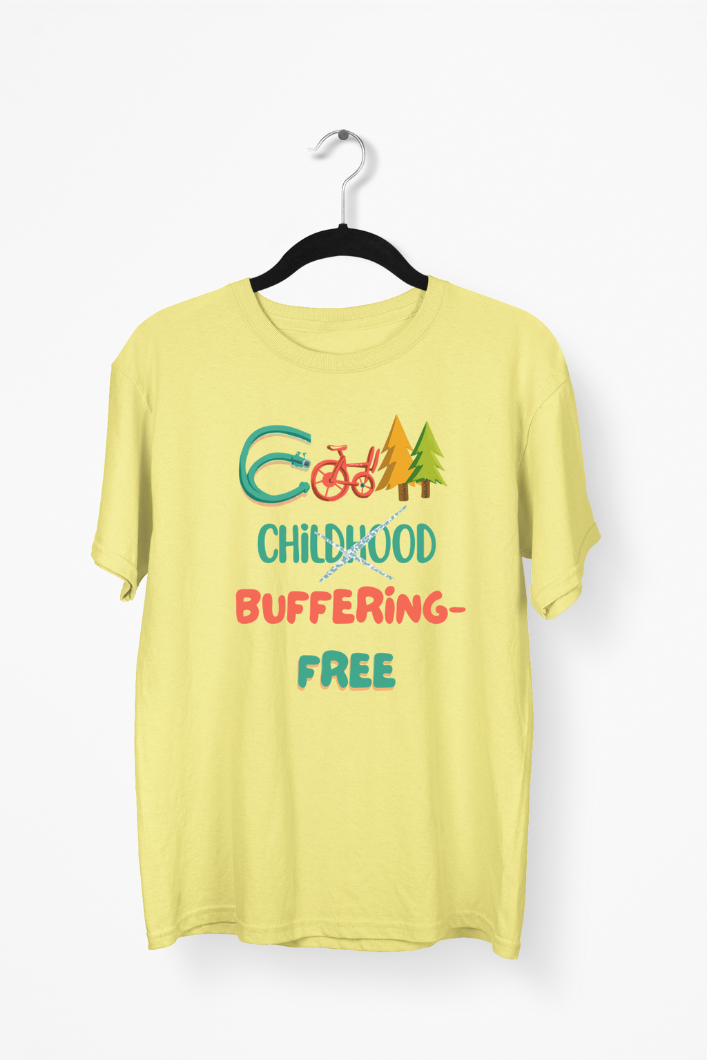 Signature Graphic Premium Tee — Yellow