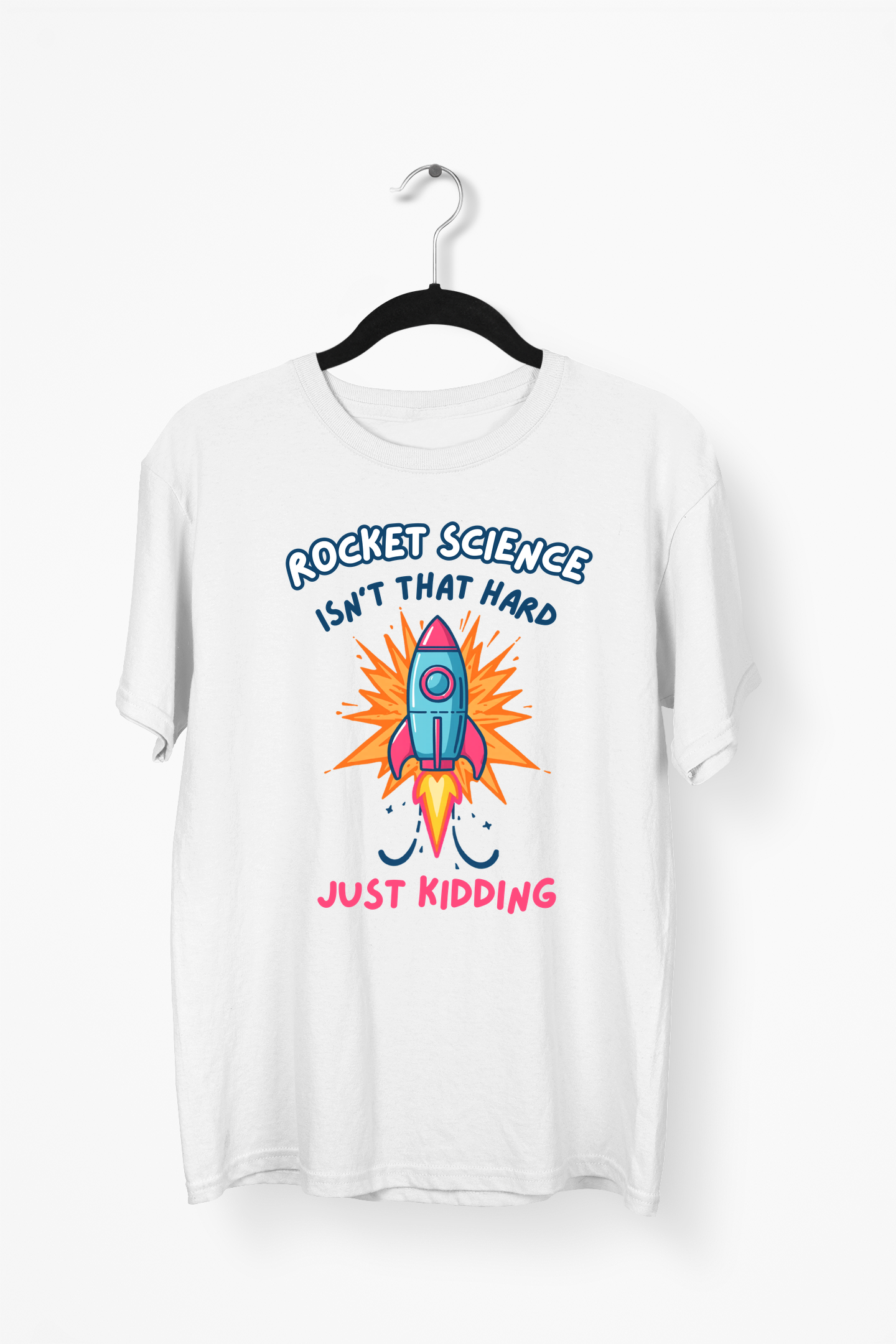 Vector Rocket Premium Tee — White