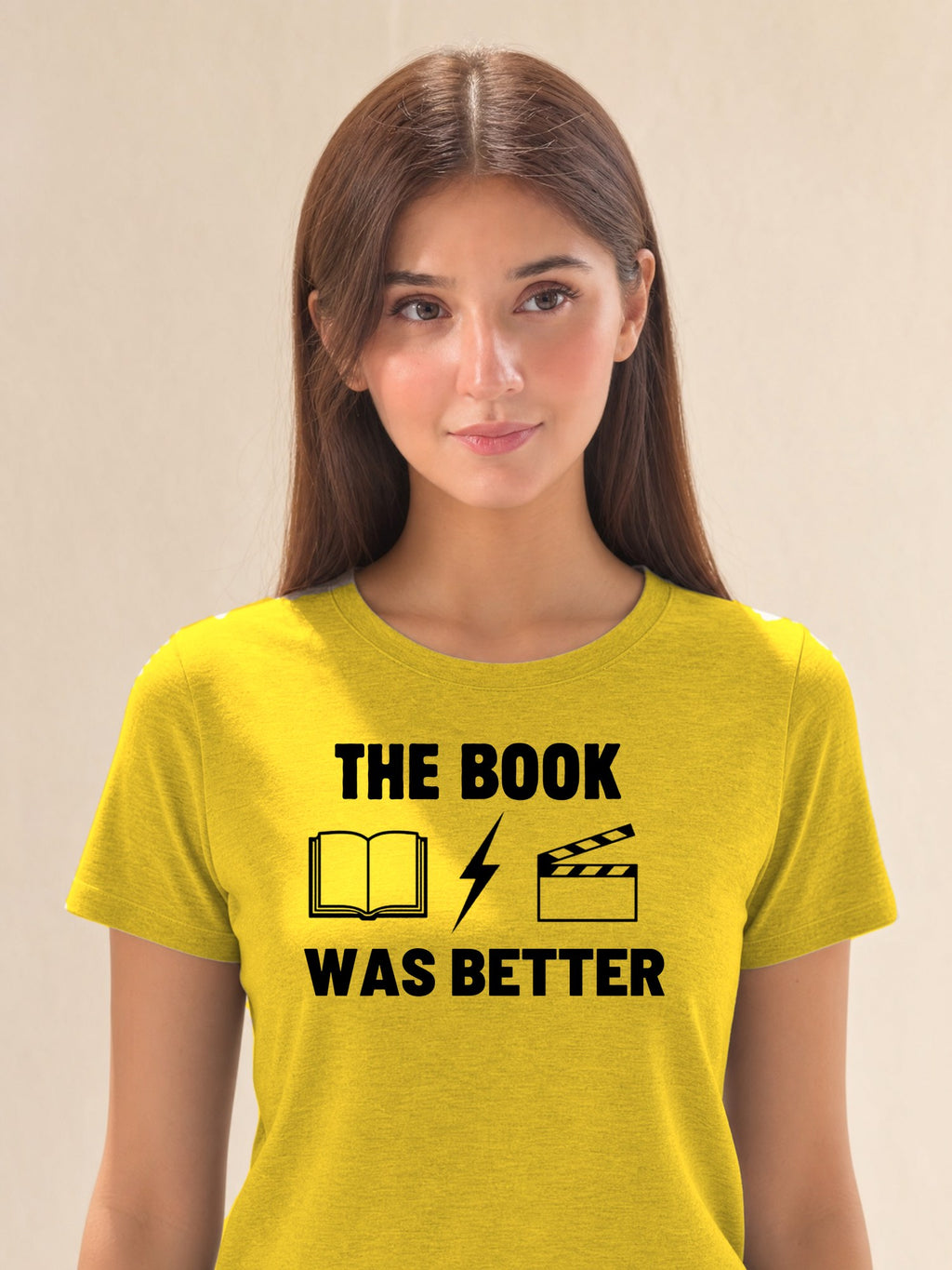 The Book Was Better - female model (closeup)