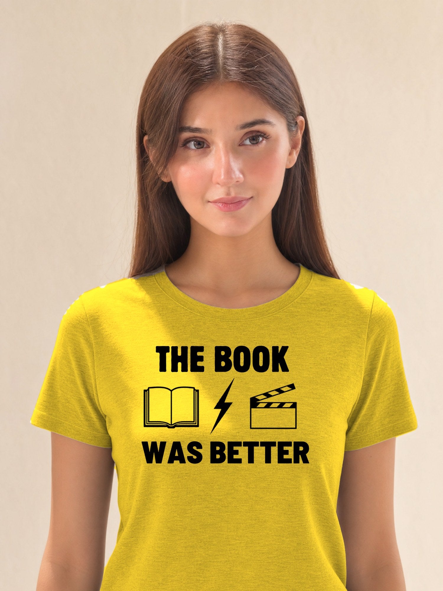 The Book Was Better - female model (closeup)