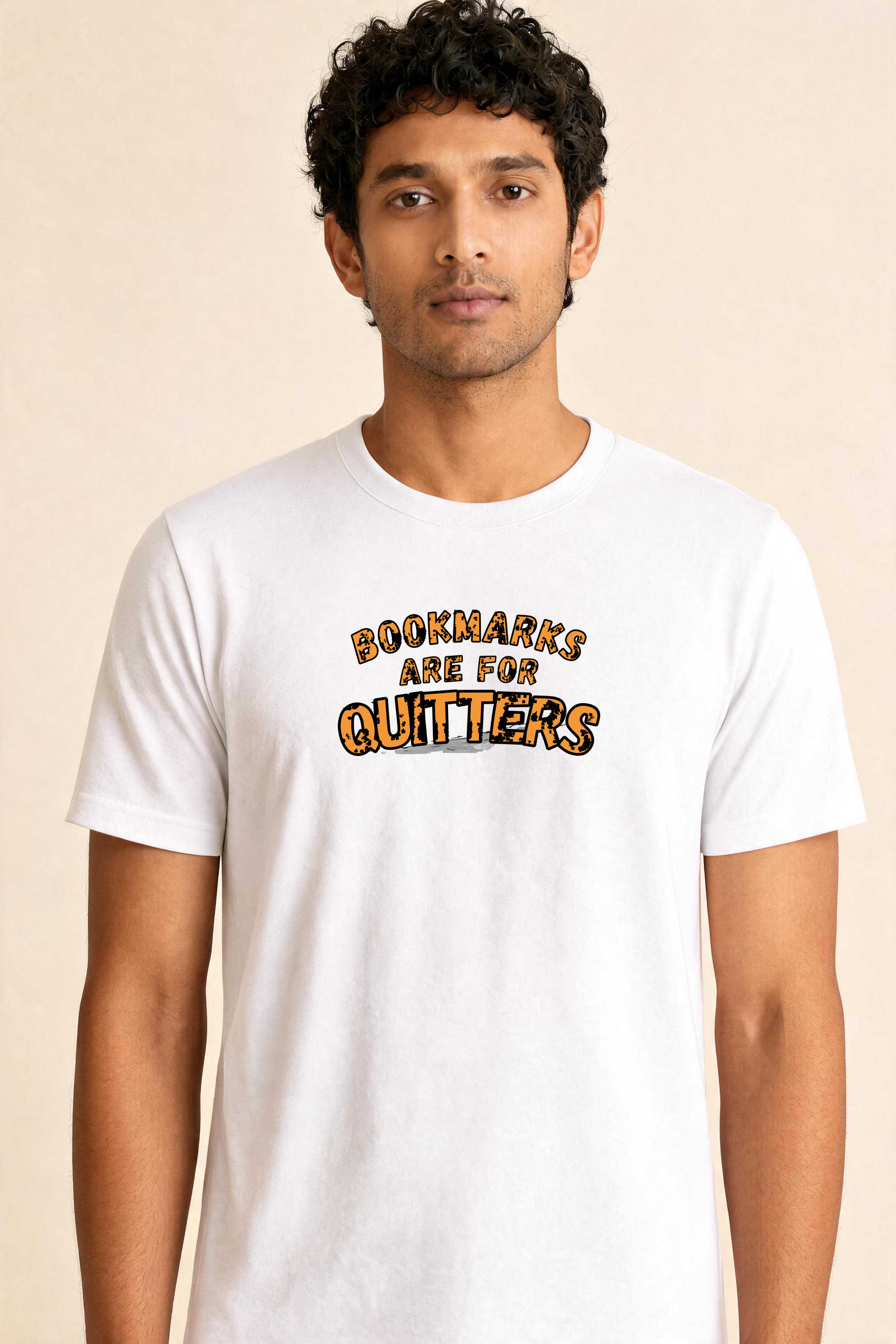 Centered T Shirt Design With Playful Details Premium Tee — Male Model (White)
