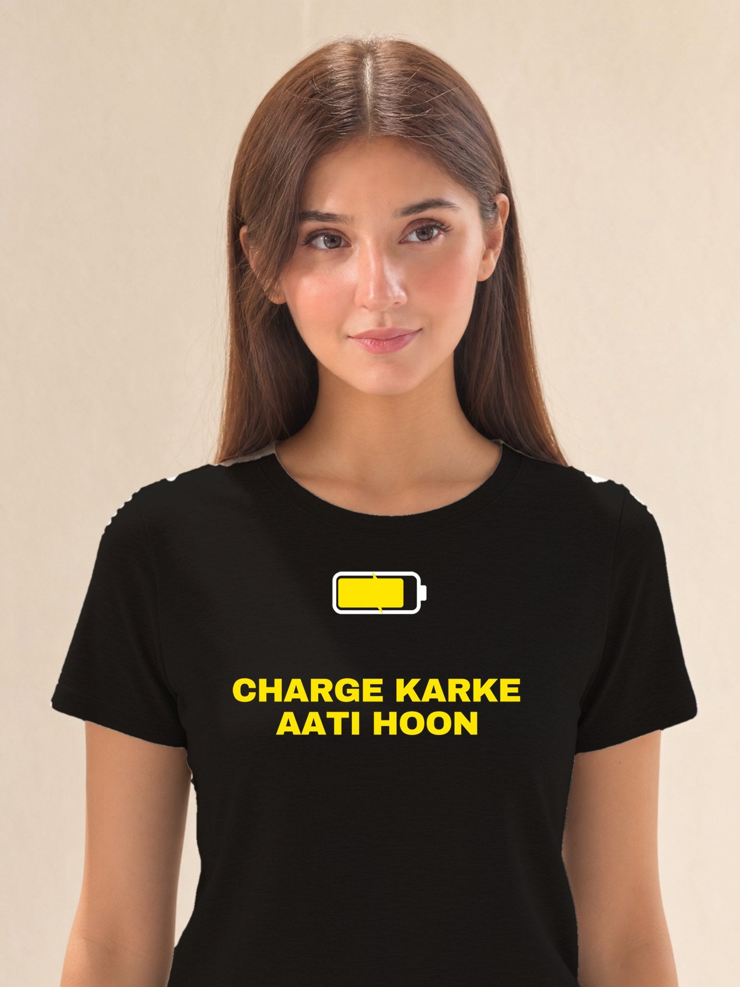 Charge Karke Aati Hoon - female model (closeup)