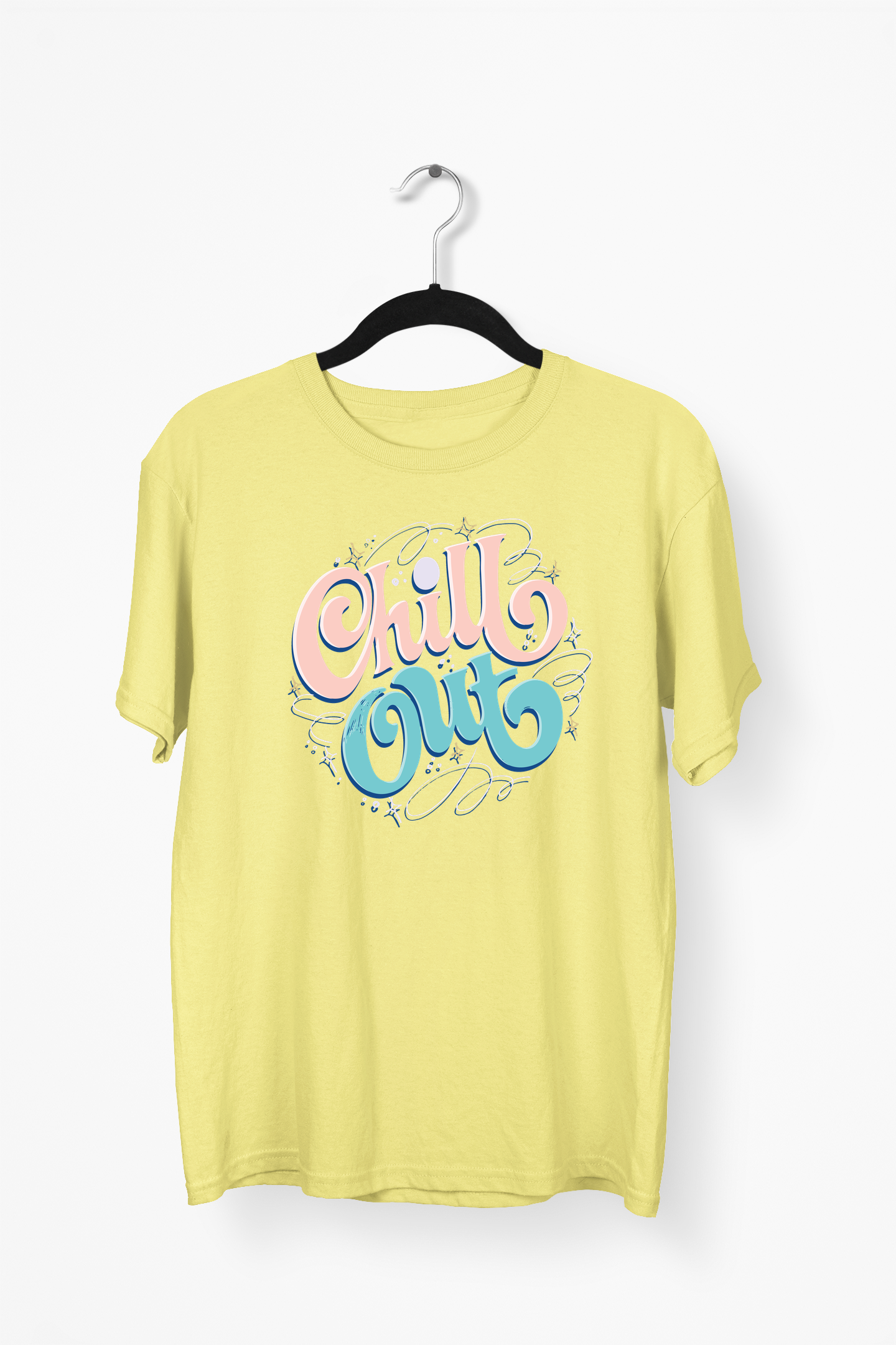 Chill Out Premium Tee — Yellow