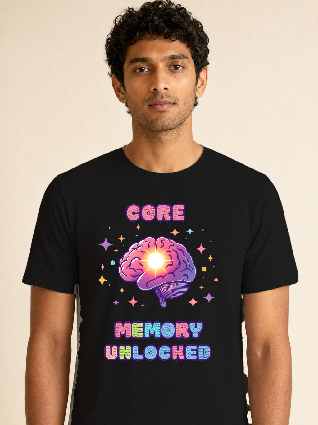 Core Memory - male model (closeup)