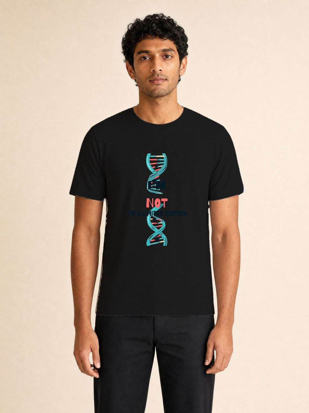 Unique Typography - male model (full)