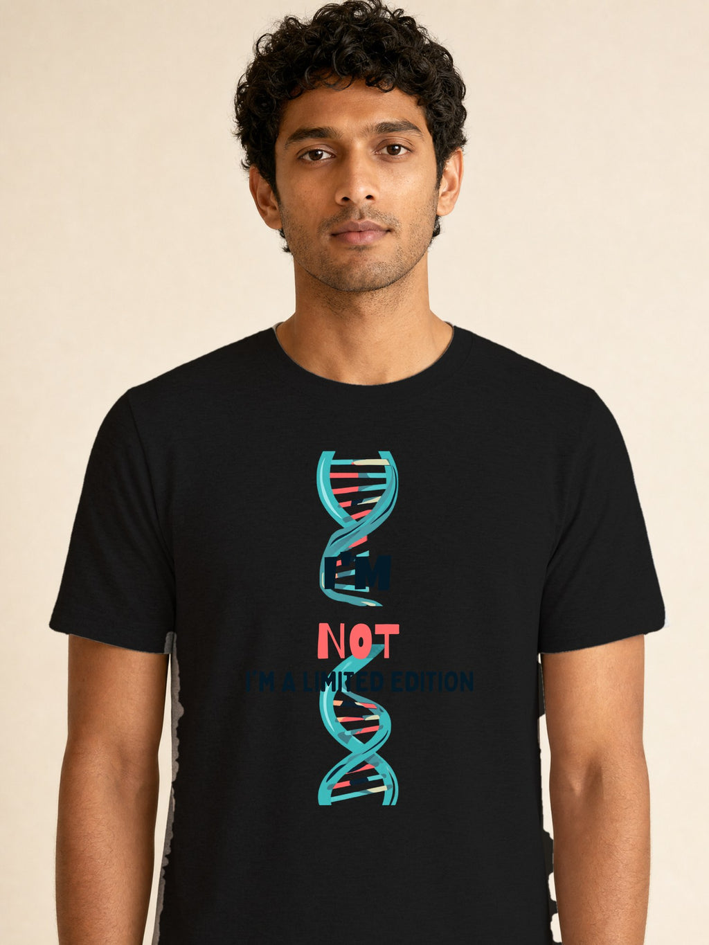 Unique Typography - male model (closeup)