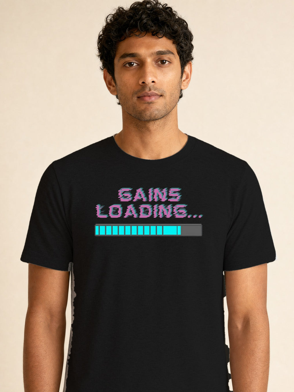 Gains Loading - male model (closeup)