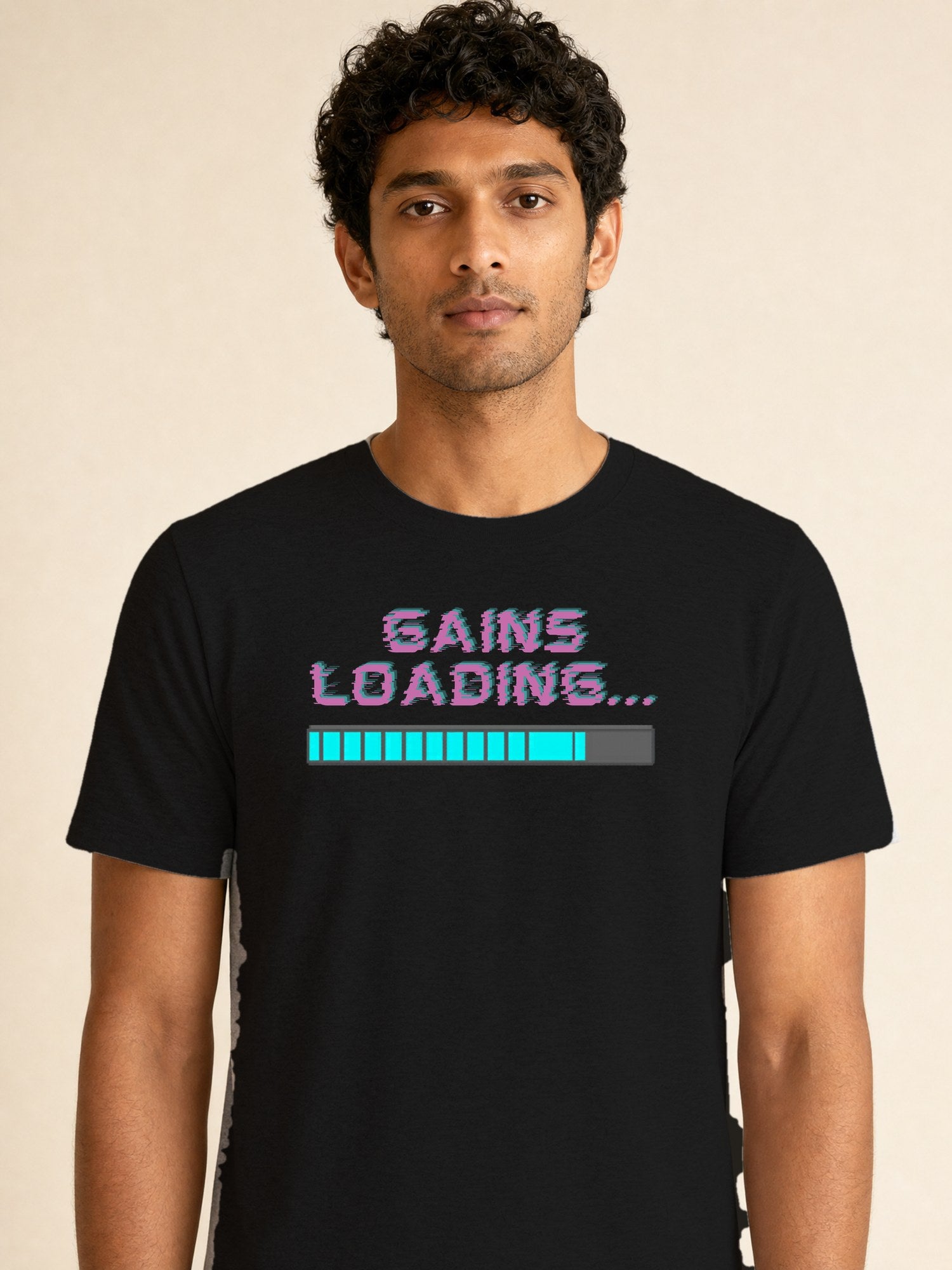 Gains Loading - male model (closeup)