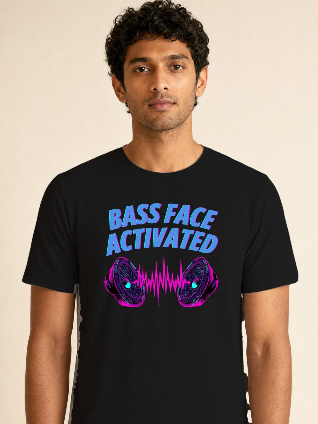 Streetwear Speaker - male model (closeup)