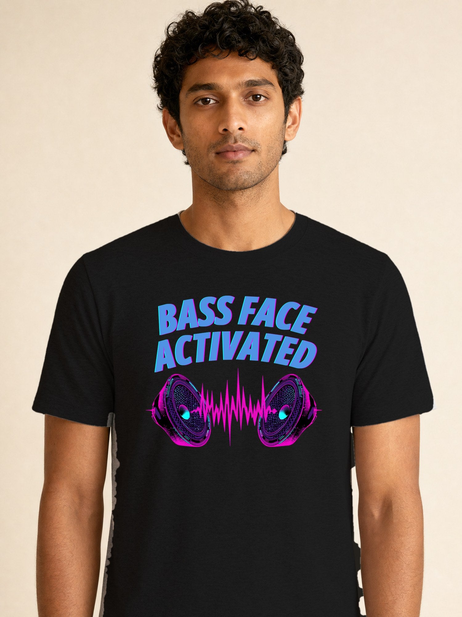 Streetwear Speaker - male model (closeup)