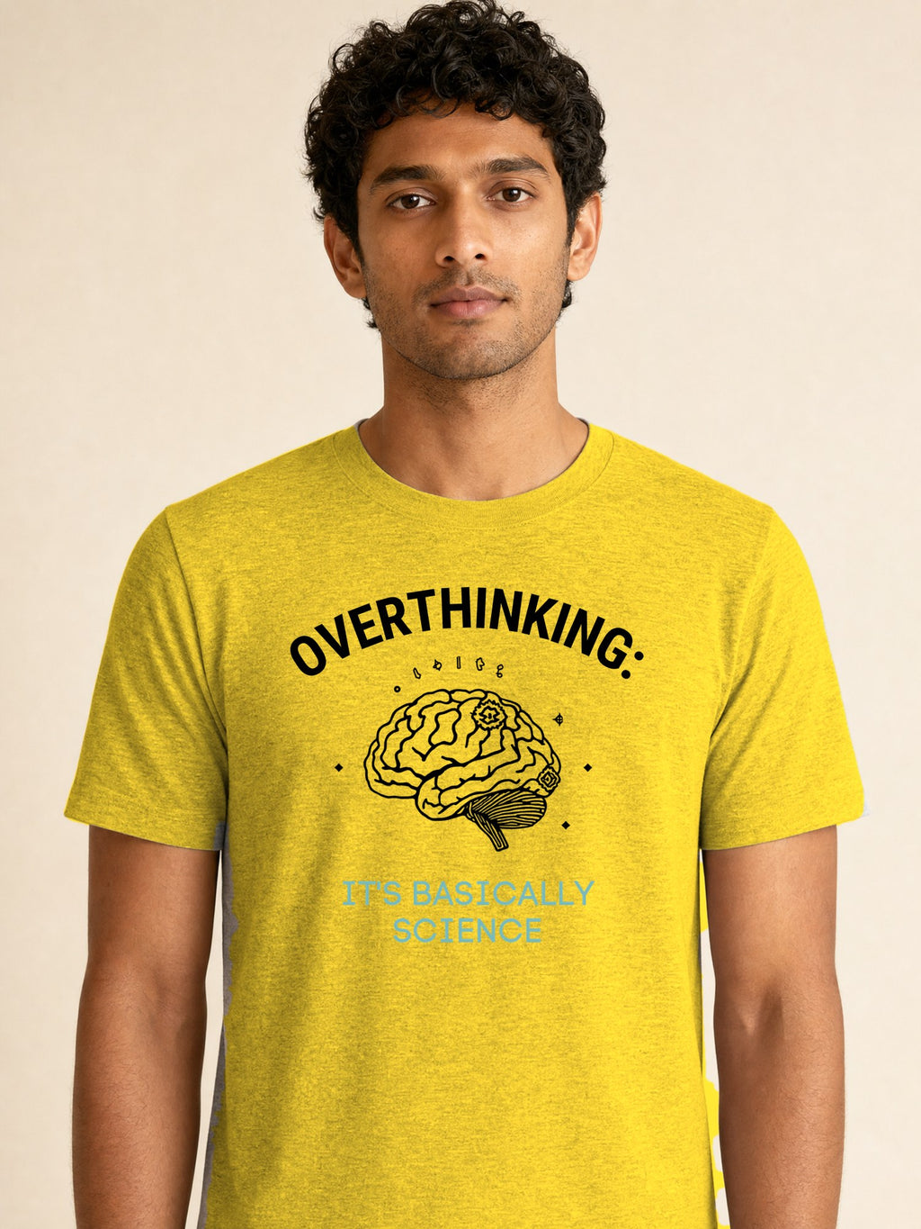 Science & Overthinking - male model (closeup)