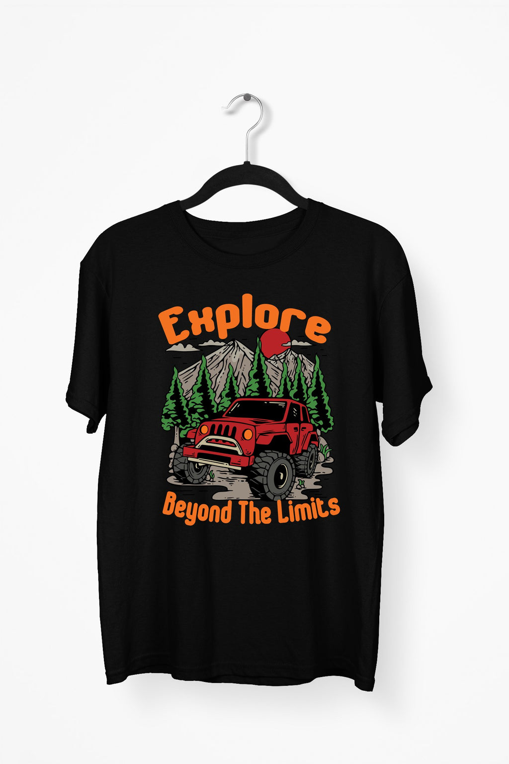 Explore Beyond The Limits Premium Tee — Black