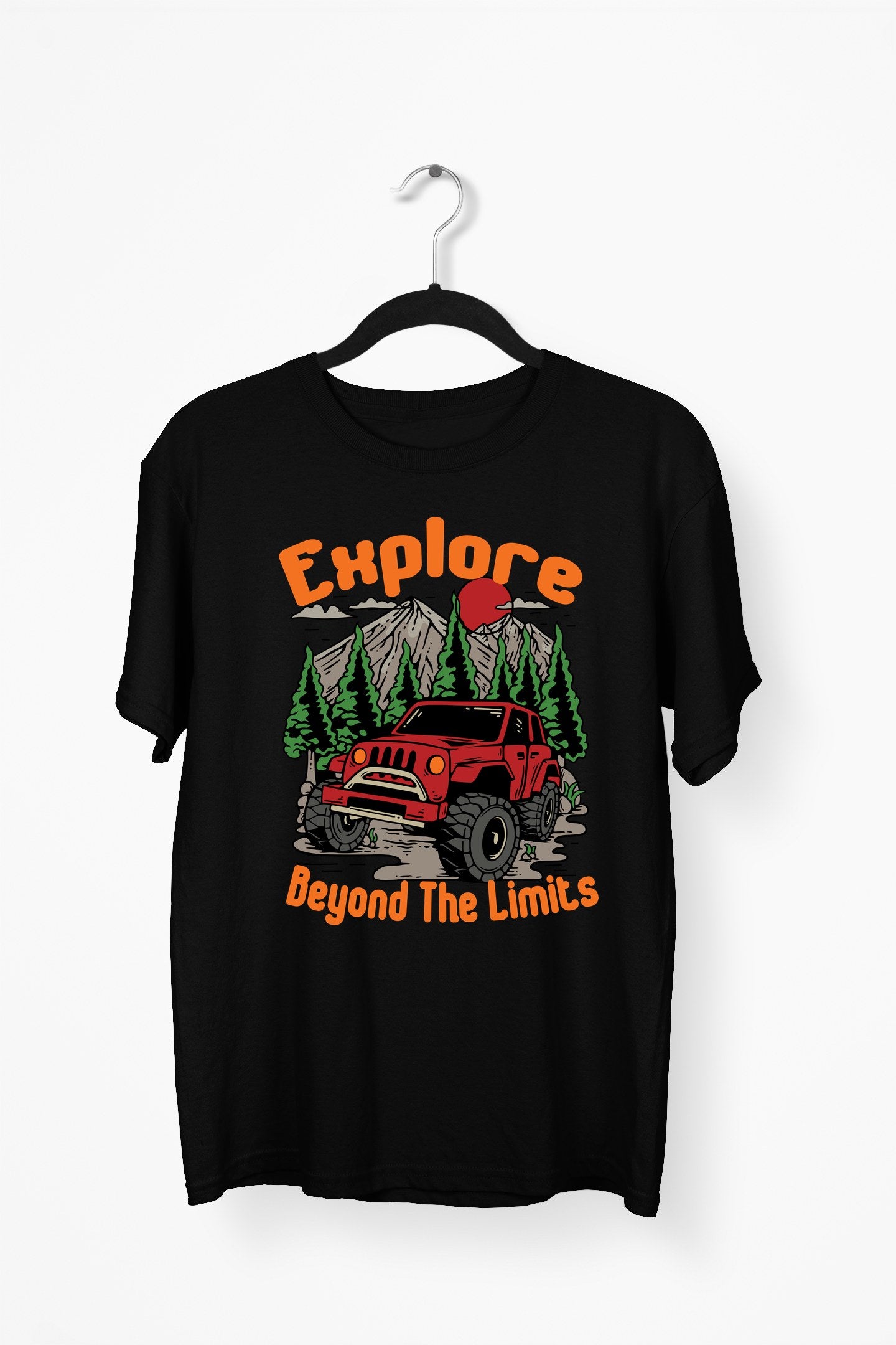 Explore Beyond The Limits Premium Tee — Black