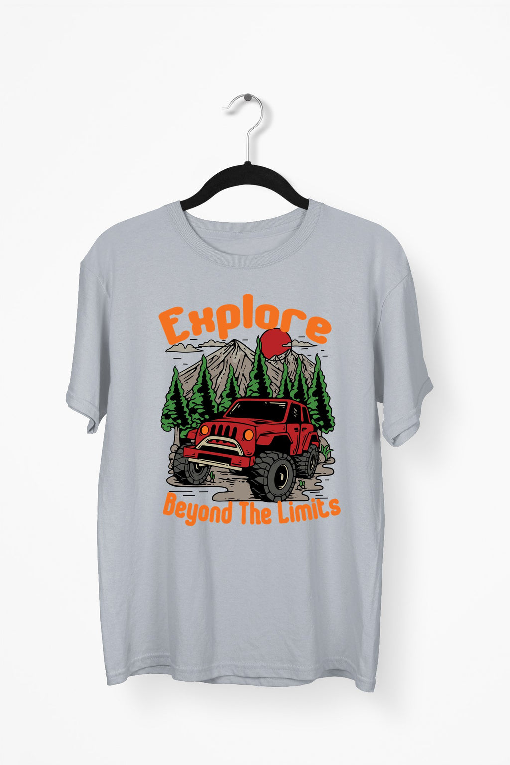 Explore Beyond The Limits Premium Tee — Gray