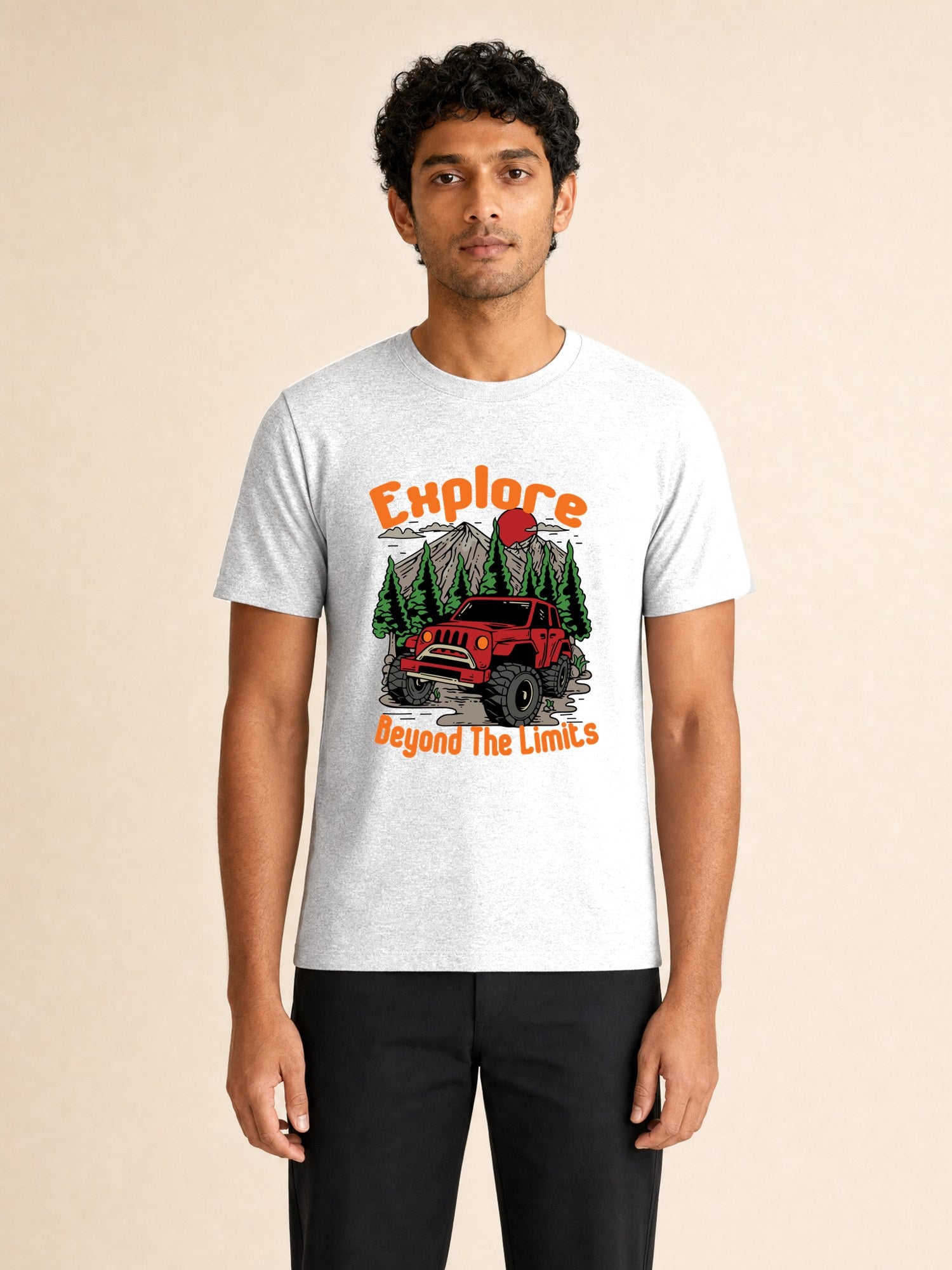 Explore Beyond The Limits - male model (full)